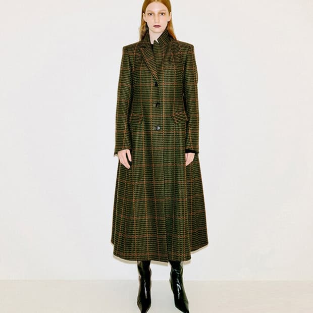 낸시부(NANCYBOO) 싱글 버진울 볼륨코트 55