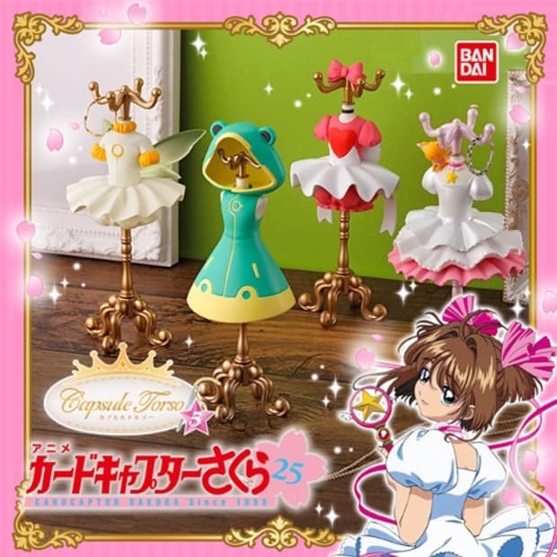 카드캡터사쿠라 카드캡터체리 토르소 가챠 5탄 풀셋