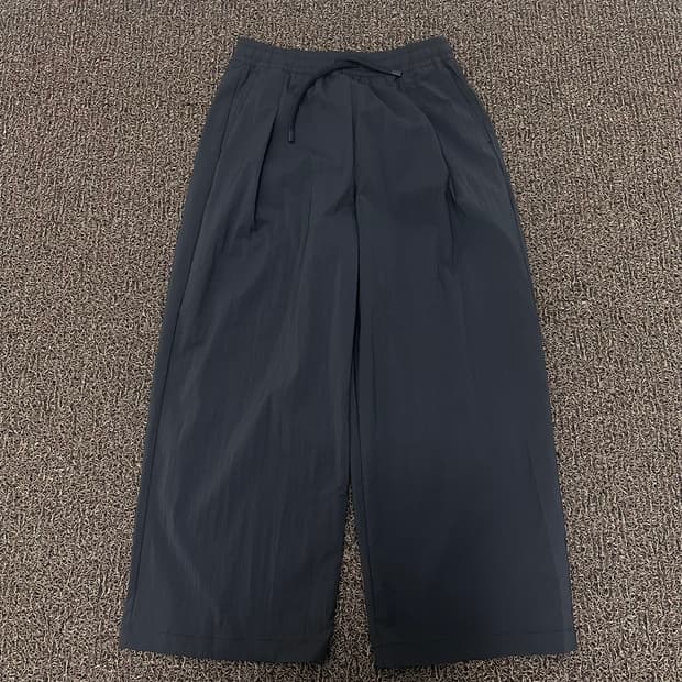 스노우피크 나일론 바스락 밴딩 와이드 팬츠 바지 S