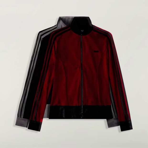 (W) 아디다스 x 아바바브 트랙탑 베이스레이어 베러 스칼렛 블랙 -us