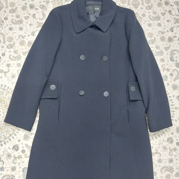 MIXXO  네이비 더블 코트 S (55반까지)