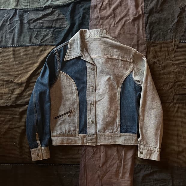 70s USA LEE Reversible Denim Jacket