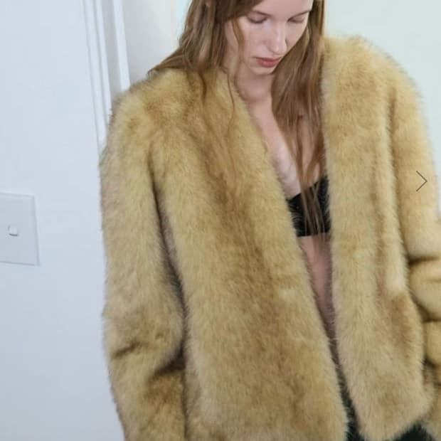 보위 핀터 퍼자켓 새상품