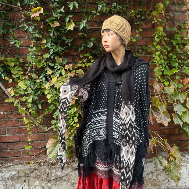 패턴 포인트 머플러