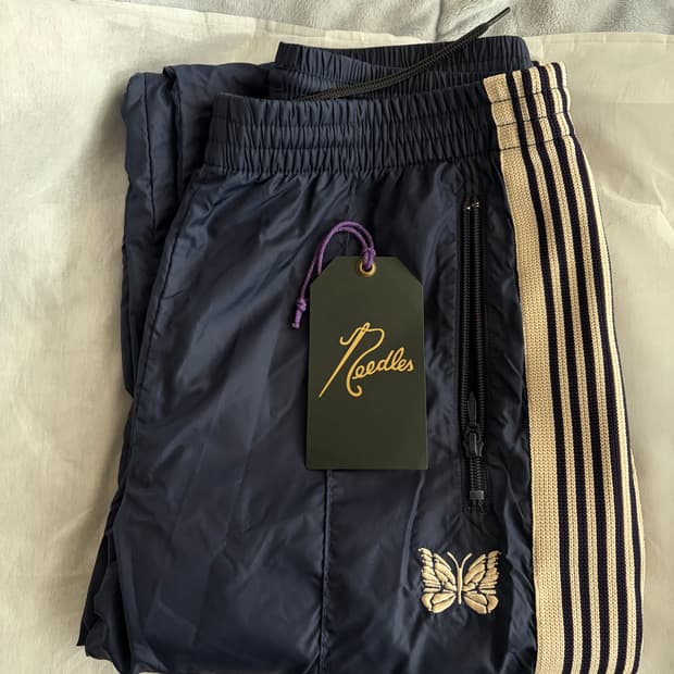 니들스 나일론 트랙팬츠 (네이비, S)