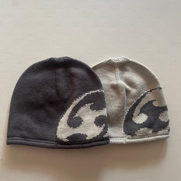 산산기어 비니 2개 차콜 그레이