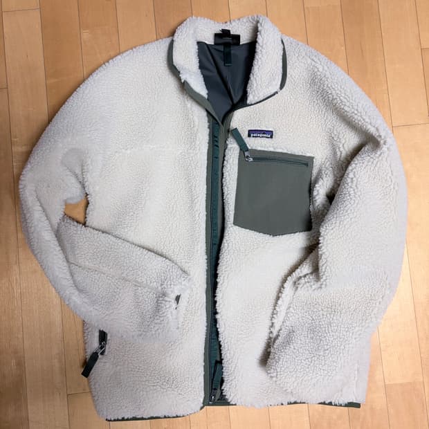 파타고니아 클래식 레트로X 자켓 다크 내츄럴 베이슨 그린 m