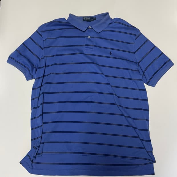 폴로 랄프로렌 빅 사이즈 스트라이프 반팔 카라티 XL ~ 2XL
