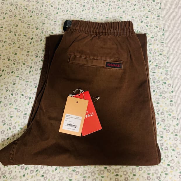 [L] 그라미치 25FW 스트레이트 팬츠 토바코