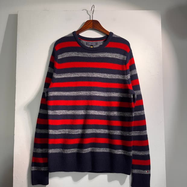 Tommy Hilfiger 타미힐피거 울혼방 니트 XL C503