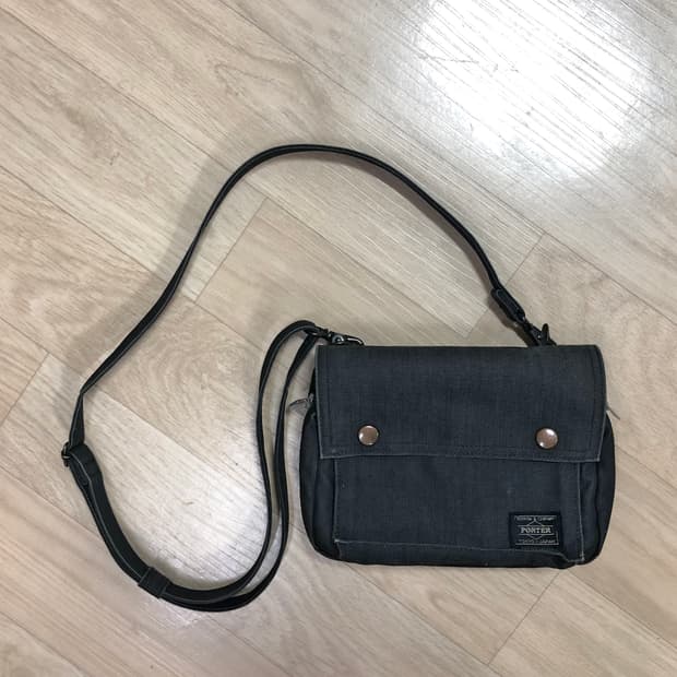 포터 미니 캔버스 숄더백