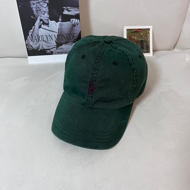 [정품] 폴로 딥그린 / 버건디포니 모자