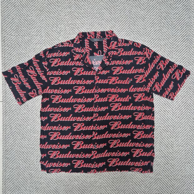 버드와이저 x Been trill 패턴 셔츠