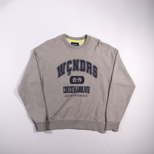 위캔더스 프린팅 맨투맨 B283