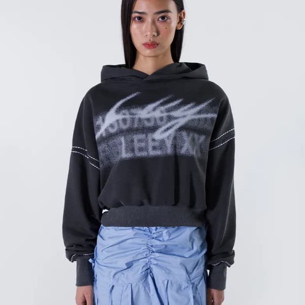 Leey 크롭 후드