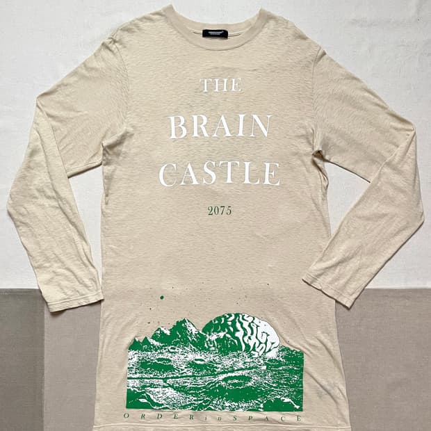 언더커버 브레인 캐슬 롱 티셔츠 undercover