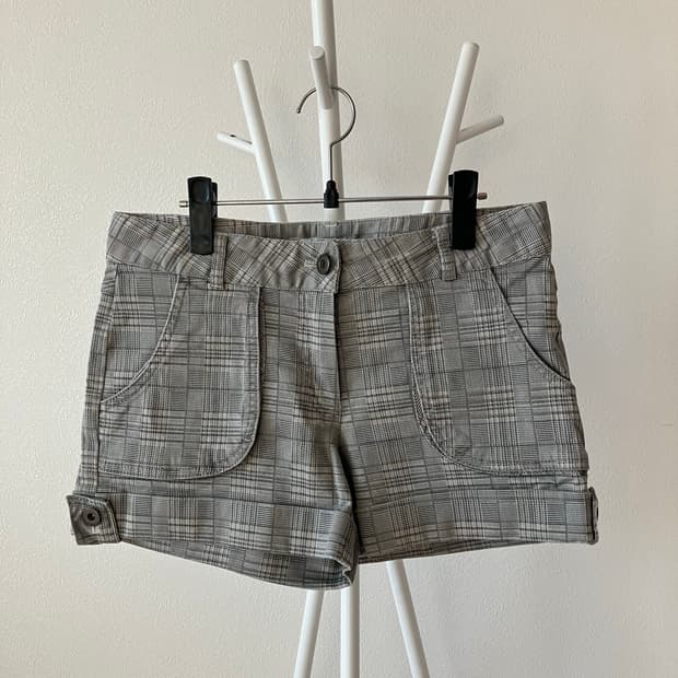 SCOT CLUB 스콧클럽 체크 반바지 일본빈티지 긱시크 오네갸루