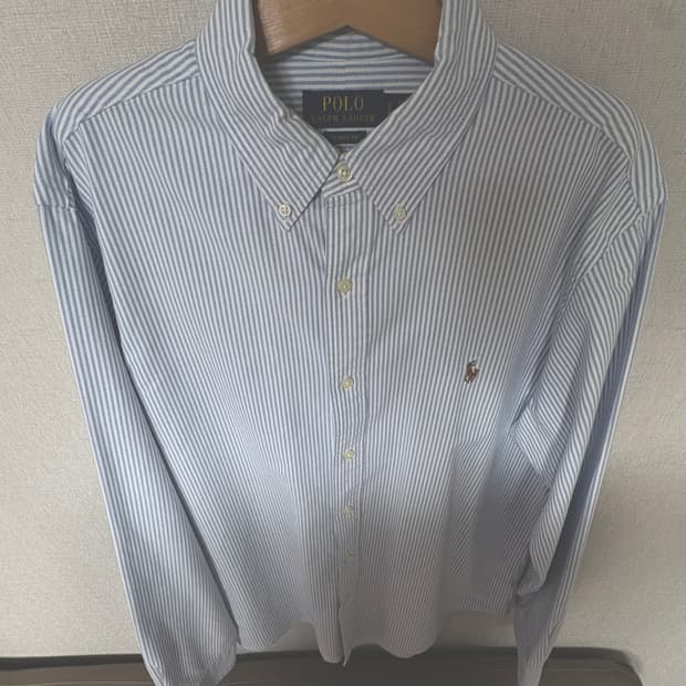 [L] POLO 스트라이프 옥스포드 셔츠