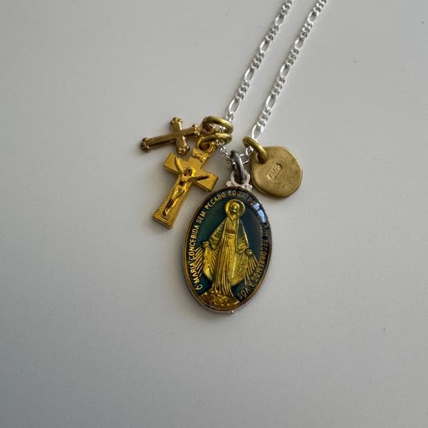 MEDAILLE MIX NECKLACE 메달리 믹스 목걸이