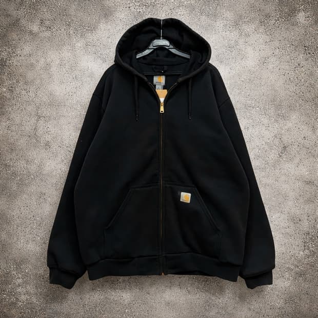 칼하트 클래식 써멀 후드집업 