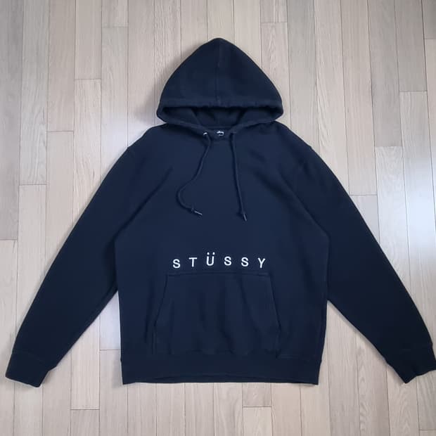 스투시 (USA) 빅로고 기모 후드 L _ 남성