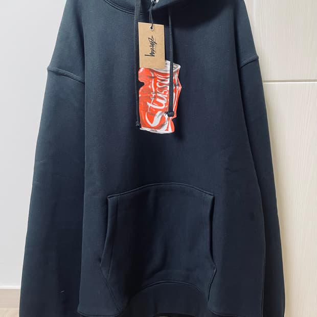 스투시 소다캔 기모후드