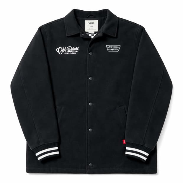 빈티지 VANS 반스 자수로고 체커보드 코치자켓