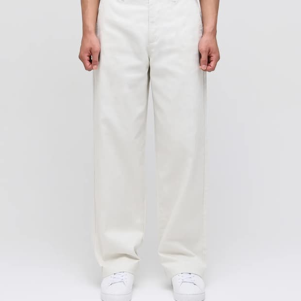 무탠다드 와이드 치노 팬츠 크림