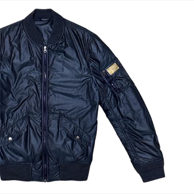 Dolce&Gabbana Logo Plate Bomber Jacket