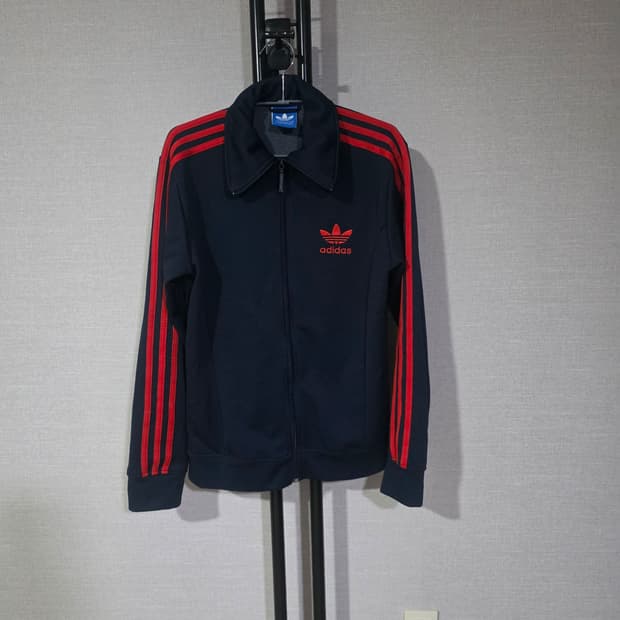 아디다스 네이비/레드 유로파 트랙탑 집업 95