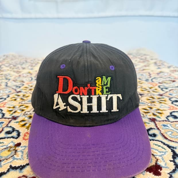 아메리칸 빈티지 올드스쿨 자수 캡