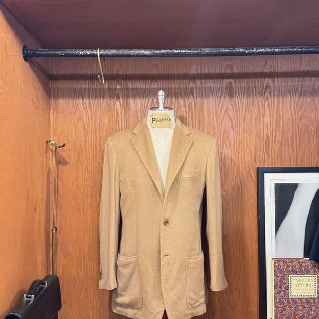 페레가모 카멜헤어 자켓