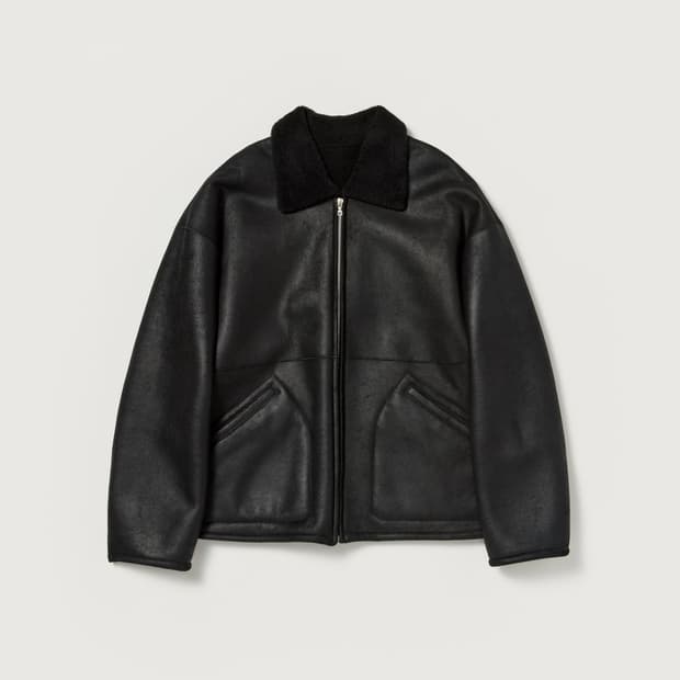 [1] 오라리 26aw 무통 블루종 블랙