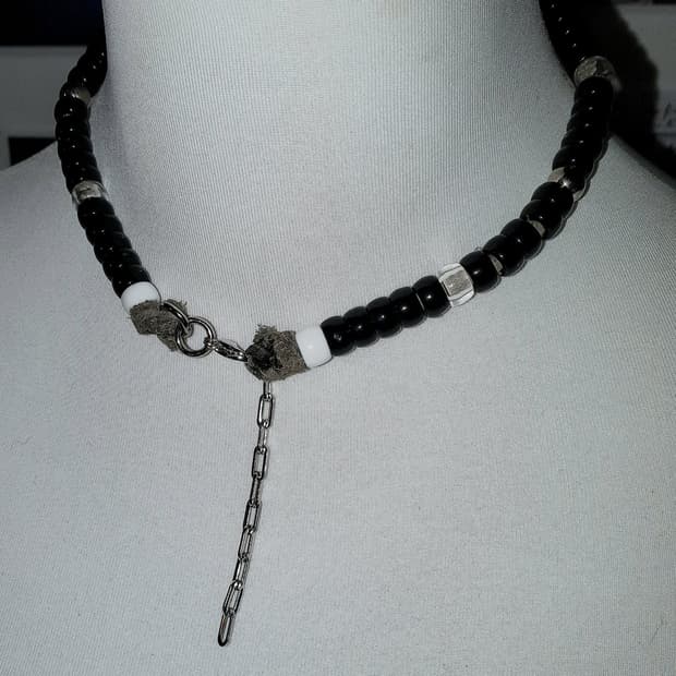 [Vintage] Black Mix Necklace