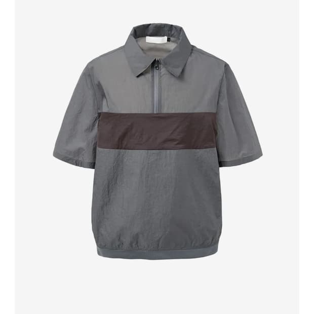 [M] 아모멘토 sheer color block top