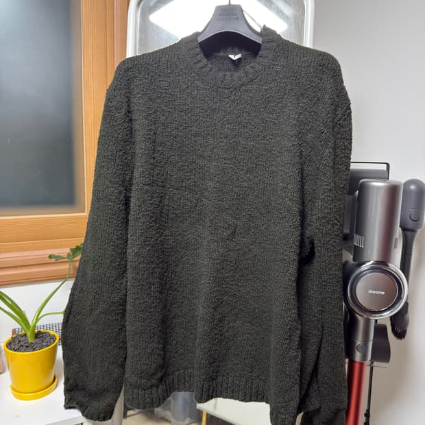 아르켓 니트 tape yarn jumper XL
