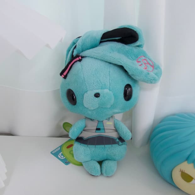 범용토끼 미쿠 릴패스 키링