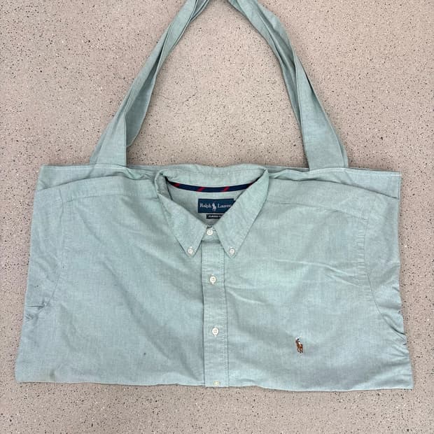 빈티지 셔츠 커스텀 숄더백