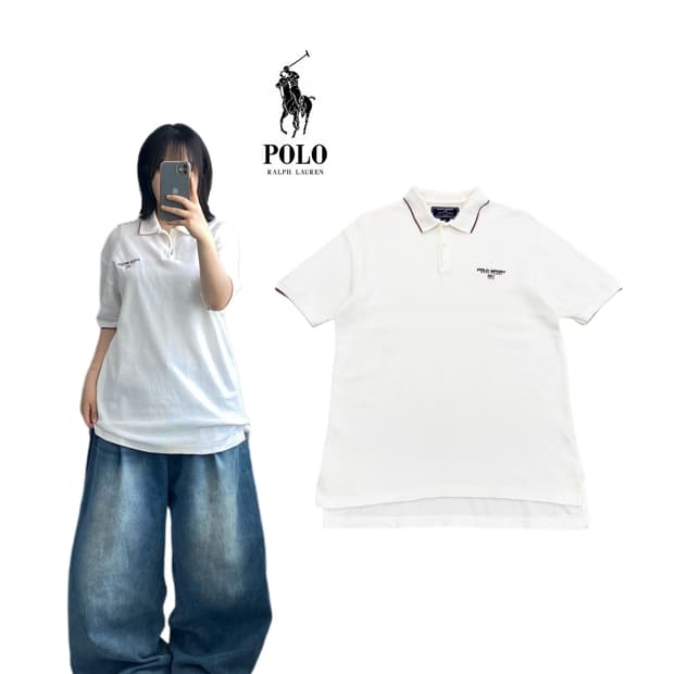 폴로스포츠 올드스쿨 PK 카라 반팔 티셔츠