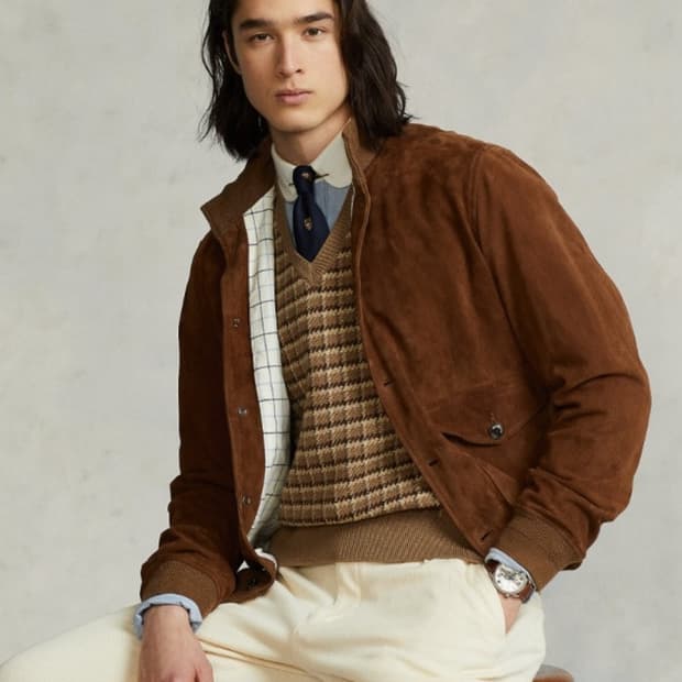 폴로 랄프로렌 코튼 캐시미어 니트 베스트M