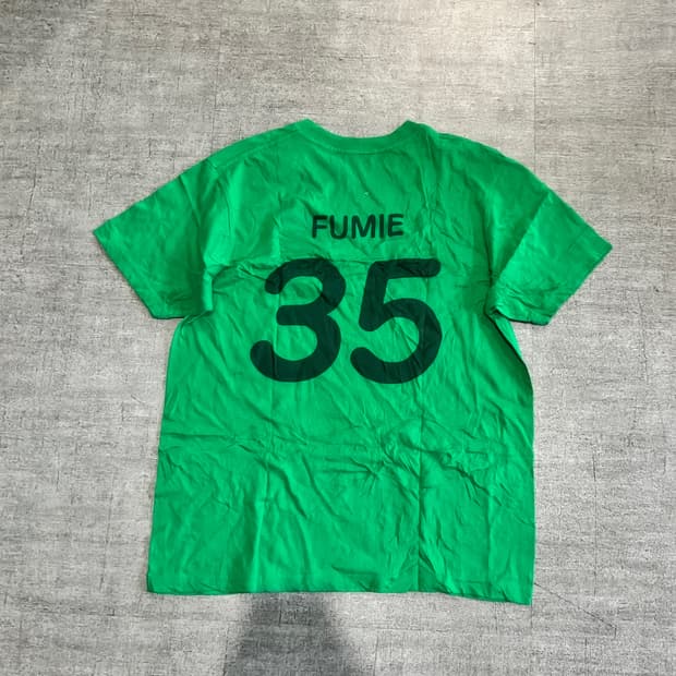 일본빈티지 Fumie 올드스쿨아메카지 백로고 반팔티셔츠