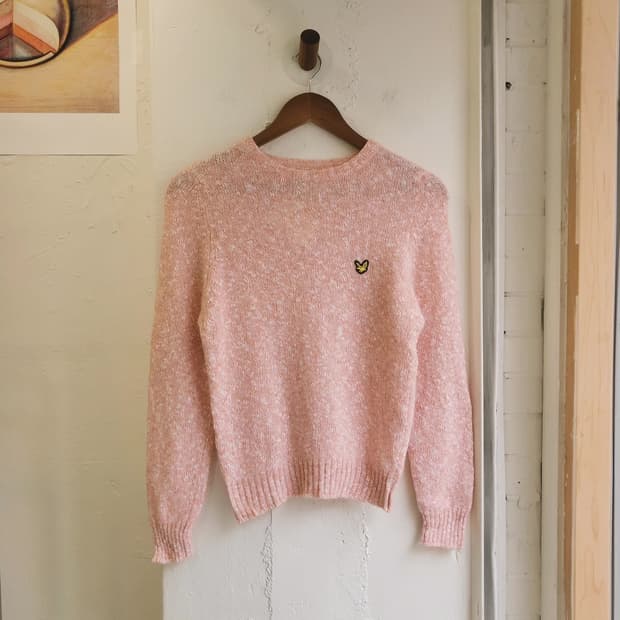 Lyle&scott 라일앤스캇 코랄핑크 니트