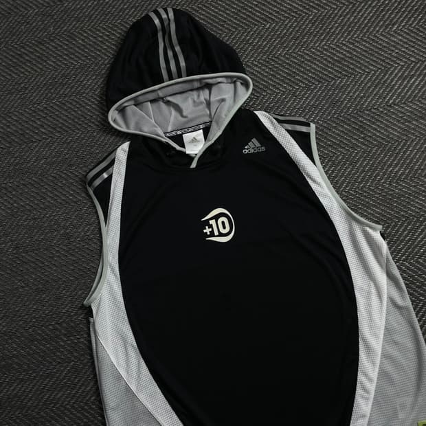 아디다스 풋볼 디테일 트랙 후드 져지 베스트y 4144