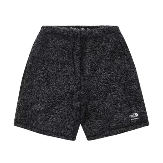 슈프림 23SS x 노스페이스 하일 파일 플리스 쇼츠