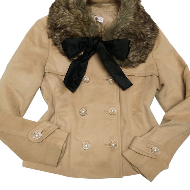 빈티지 리본코트 달천 대장 라떼히메로맨틱갸루 핀터깔 캐캐체 로리타 스나계