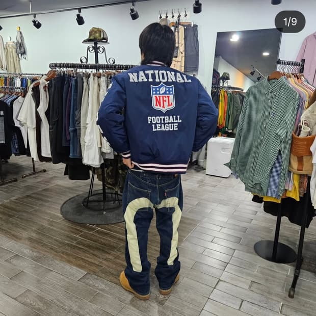 AVIREX NFL 아비텍스 스타디움 점퍼 야구점퍼 야구잠바 L 100