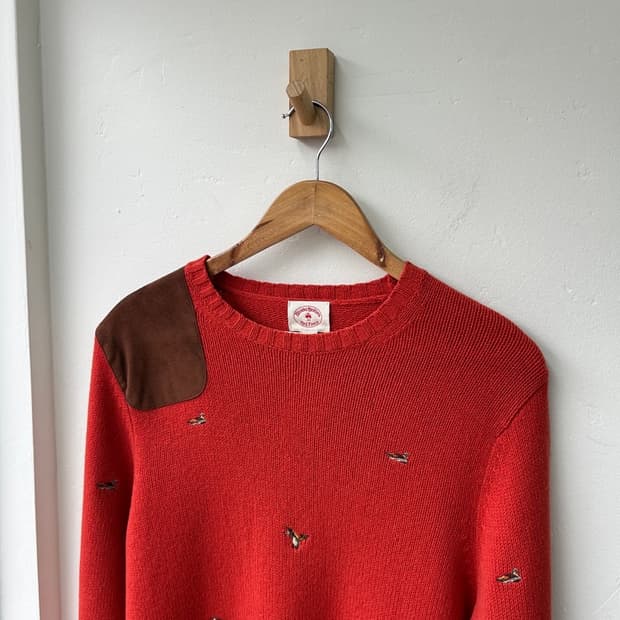 15973 - 브룩스 브라더스 오리 자수 니트