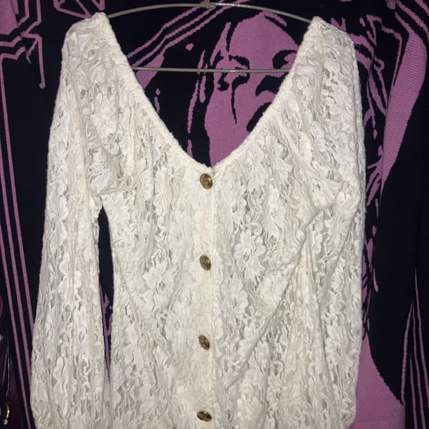 053 golds infinity gyaru lace top 