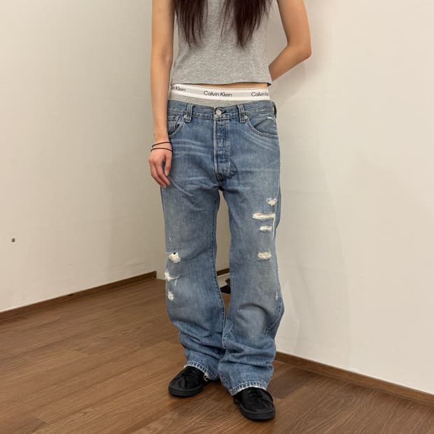 00s Mexico 리바이스 501 데님 34