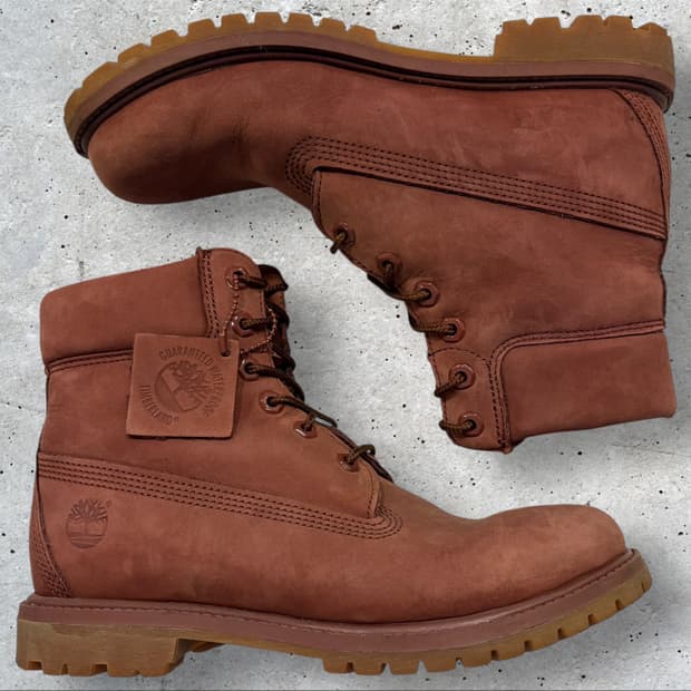 [255] 팀버랜드 우먼 워커 브라운 핑크 부츠